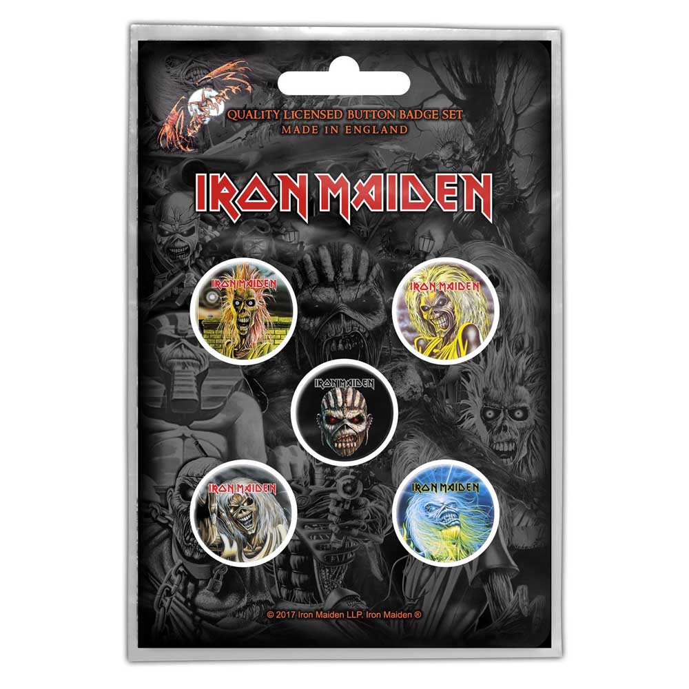 Billede af Iron Maiden The Faces of Eddie Badge