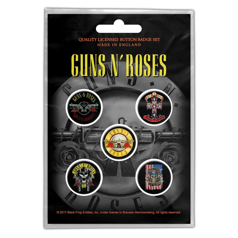 Billede af Guns N' Roses Bullet Logo Badge