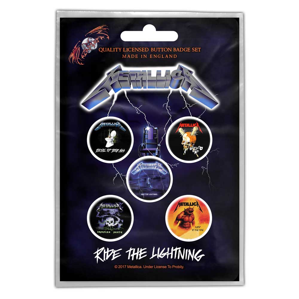 Billede af Metallica Ride the Lightning Badge