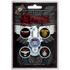 Saxon: Wheels Of Steel Button Badge Pack