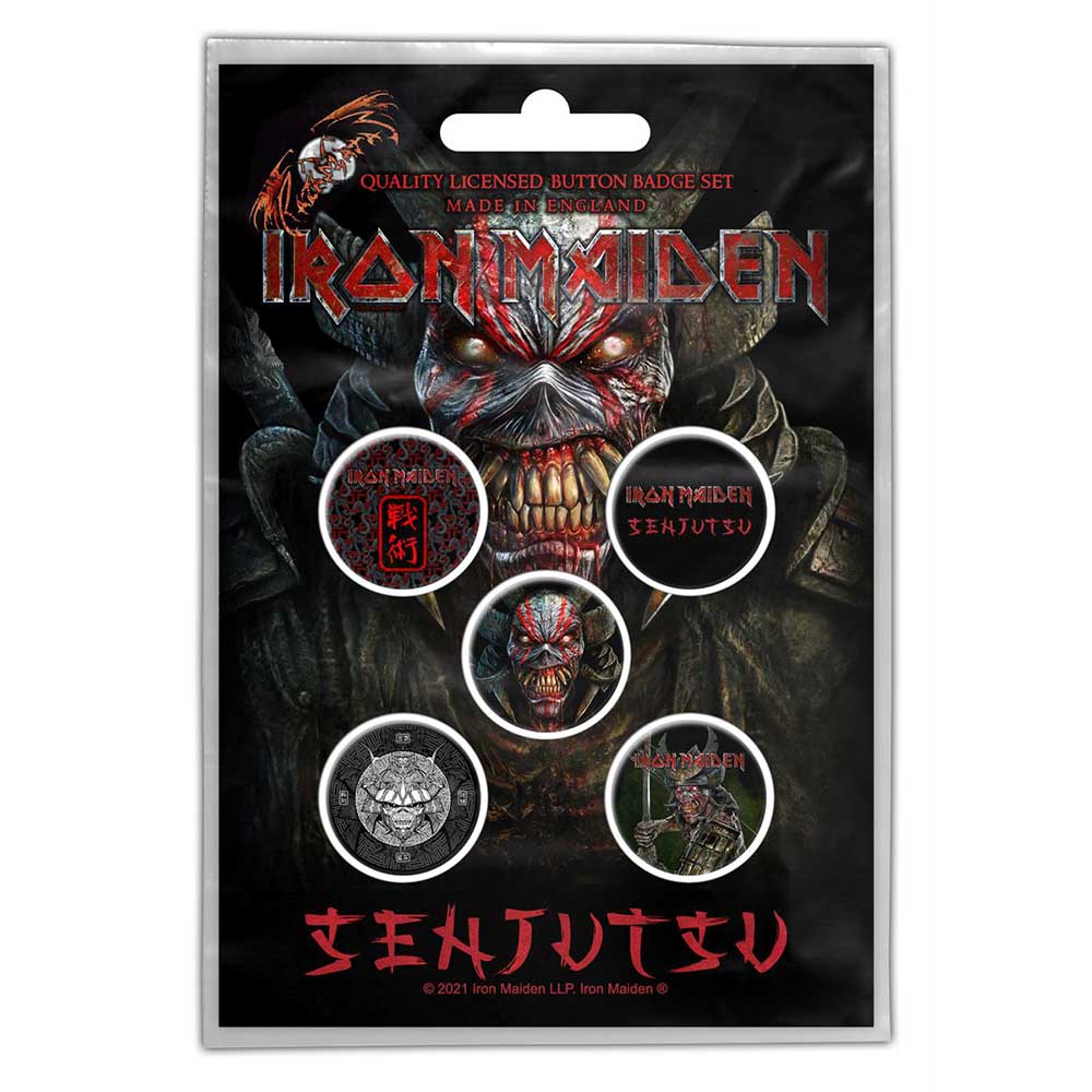 Iron Maiden: Senjutsu Button Badge Pack