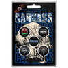 Carcass: Necro Head Button Badge Pack