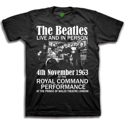 Billede af The Beatles Live & in Person T-shirt