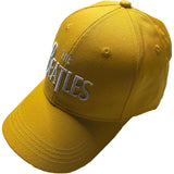 The Beatles: White Drop T Logo Baseball Cap