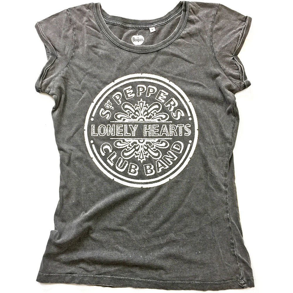 Billede af The Beatles Sgt Pepper Drum T-shirt til kvinder