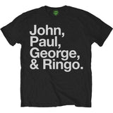 Billede af The Beatles John, Paul, George & Ringo T-shirt