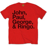 Billede af The Beatles John, Paul, George & Ringo T-shirt
