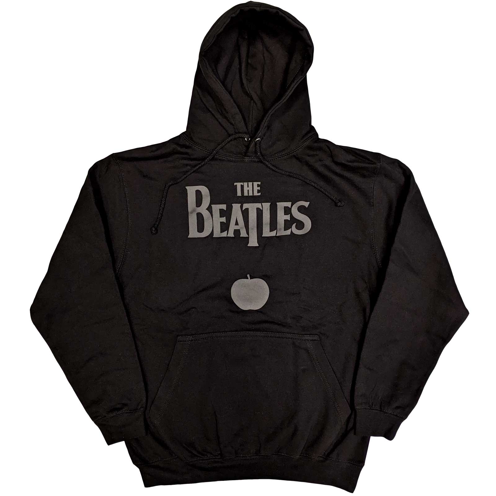 The Beatles: Drop T Logo & Apple Pullover Hoodie (Hi-Build)