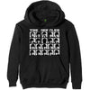 Billede af The Beatles Hard Days Night Faces Mono Hoodie