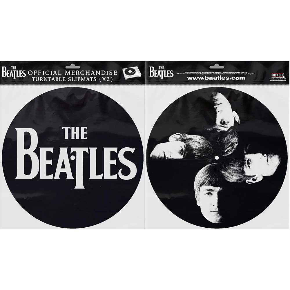Billede af The Beatles Drop T Logo & Faces Turntable Slipmats