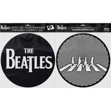 Billede af The Beatles Drop T Logo & Crossing Silhouette Turntable Slipmats