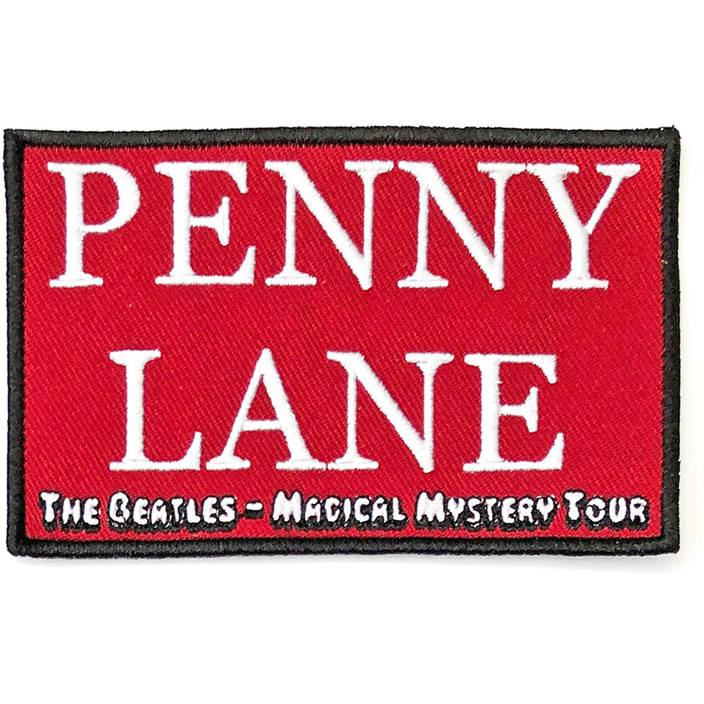 Billede af The Beatles Penny Lane Red Tøjmærke