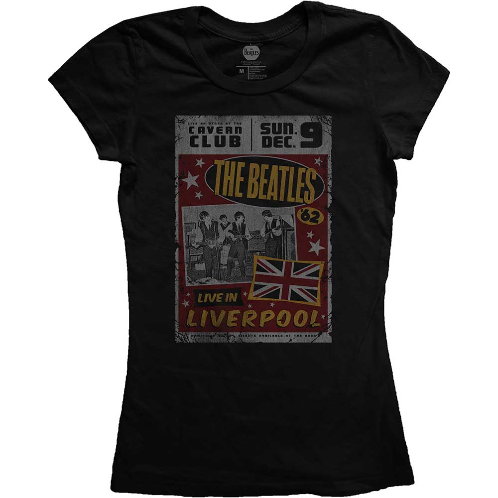 The Beatles: Live in Liverpool T-Shirt (Kvinder)