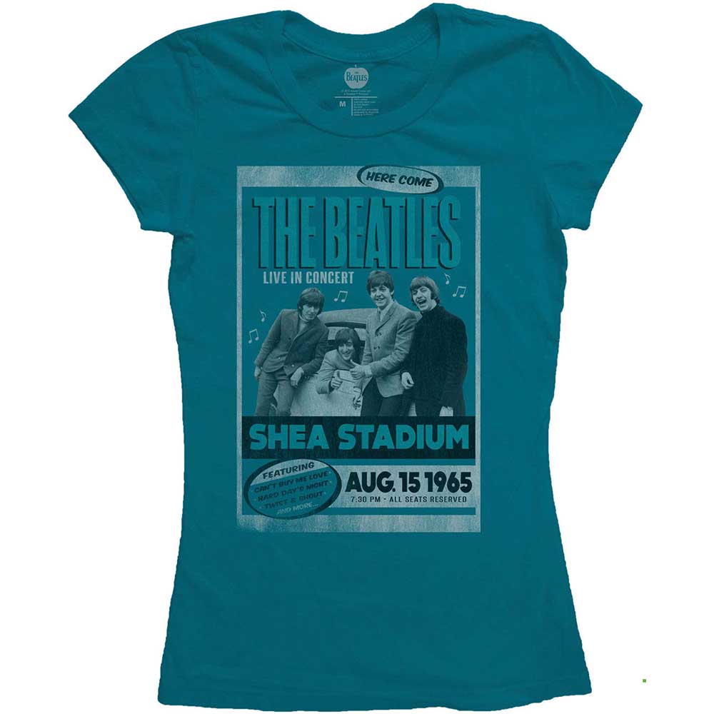 Billede af The Beatles Shea Stadium 1965 T-shirt til kvinder