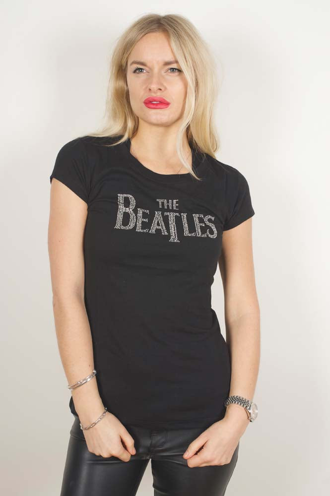 Billede af The Beatles Drop T Logo T-shirt til kvinder