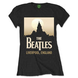 Billede af The Beatles Liverpool, England T-shirt til kvinder
