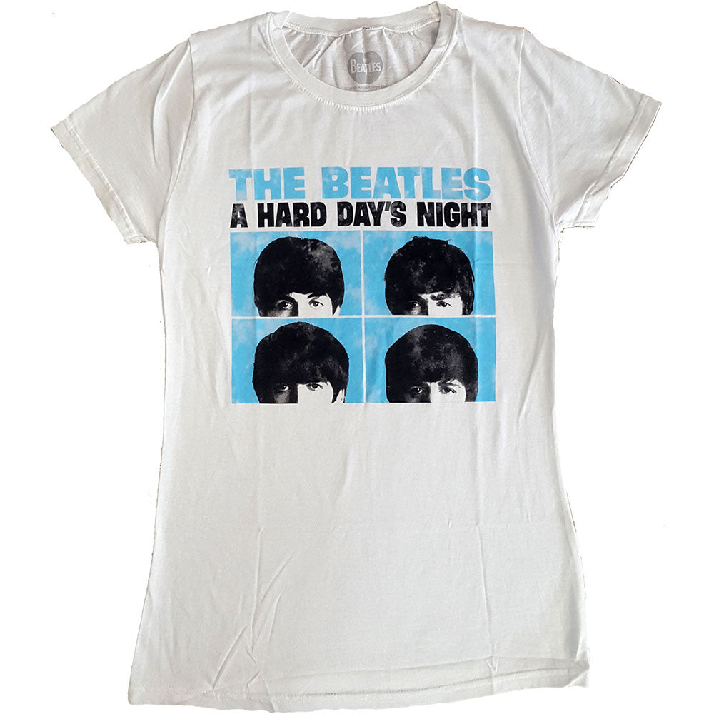 Billede af The Beatles Hard Days Night Pastel T-shirt til kvinder