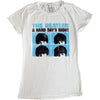 Billede af The Beatles Hard Days Night Pastel T-shirt til kvinder