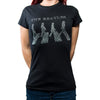 Billede af The Beatles Abbey Road Crossing T-shirt til kvinder