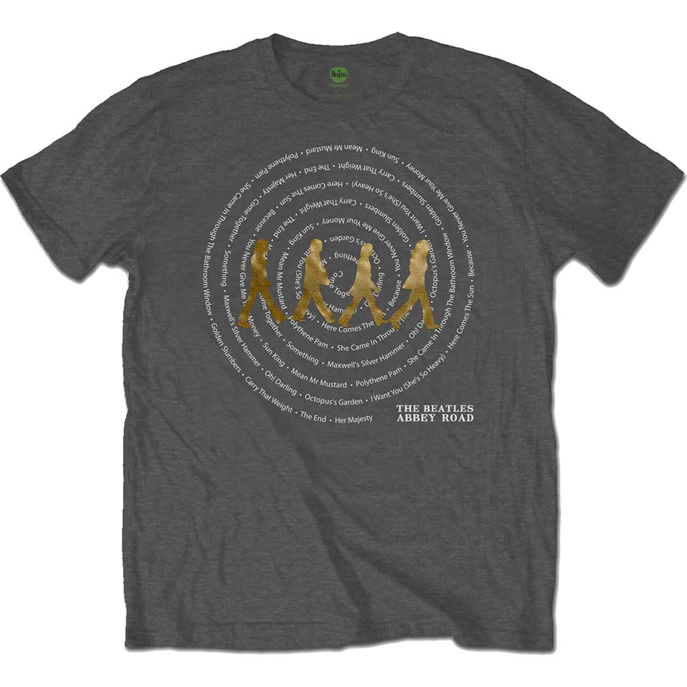 Billede af The Beatles Abbey Road Songs Swirl T-shirt