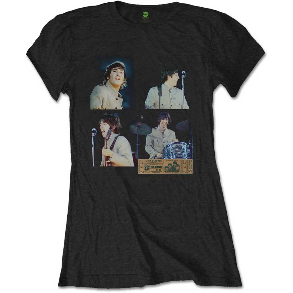 Billede af The Beatles Shea Stadium Shots T-shirt til kvinder