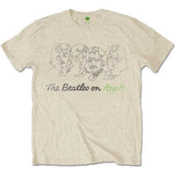 Billede af The Beatles Outline Faces on Apple T-shirt