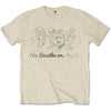 Billede af The Beatles Outline Faces on Apple T-shirt