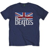 Billede af The Beatles Drop T Logo & Vintage Flag T-shirt