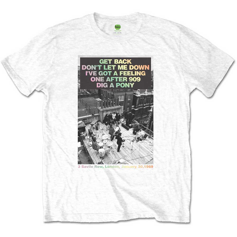 The Beatles: Rooftop Songs Gradient T-Shirt