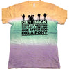 The Beatles: Get Back Gradient T-Shirt (Dye-Wash)