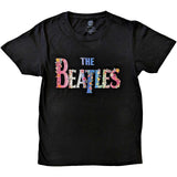 The Beatles: Floral Logo T-Shirt