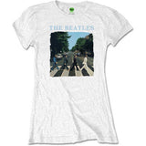 Billede af The Beatles Abbey Road & Logo T-shirt til kvinder