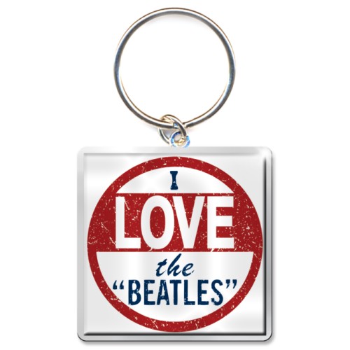 Billede af The Beatles I Love the Beatles Nøglering
