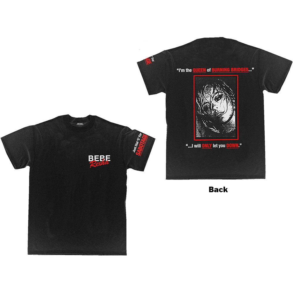 Bebe Rexha: Queen of Sabotage T-Shirt