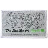 Billede af The Beatles On Apple (Black on White) Tøjmærke