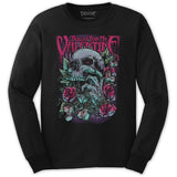 Bullet For My Valentine: Skull Red Eyes Long Sleeved T-Shirt