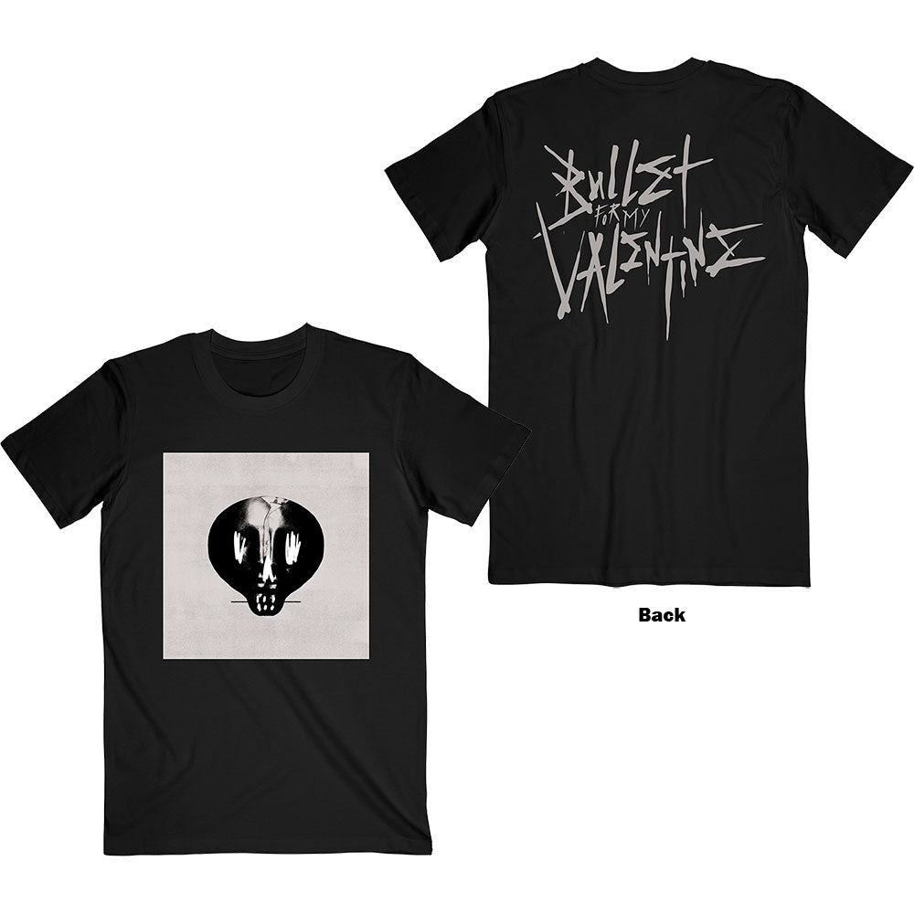Bullet For My Valentine: Album Cropped & Large Logo T-Shirt