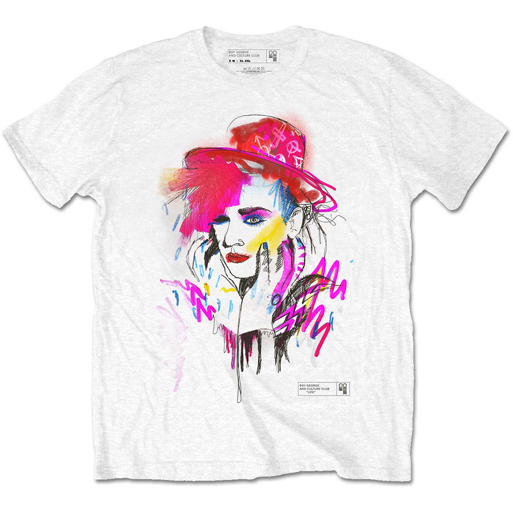 Boy George & Culture Club: Drawn Portrait T-Shirt