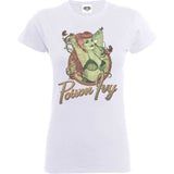 Billede af DC Comics Justice League Bombshell Poison Ivy Badge T-shirt til kvinder