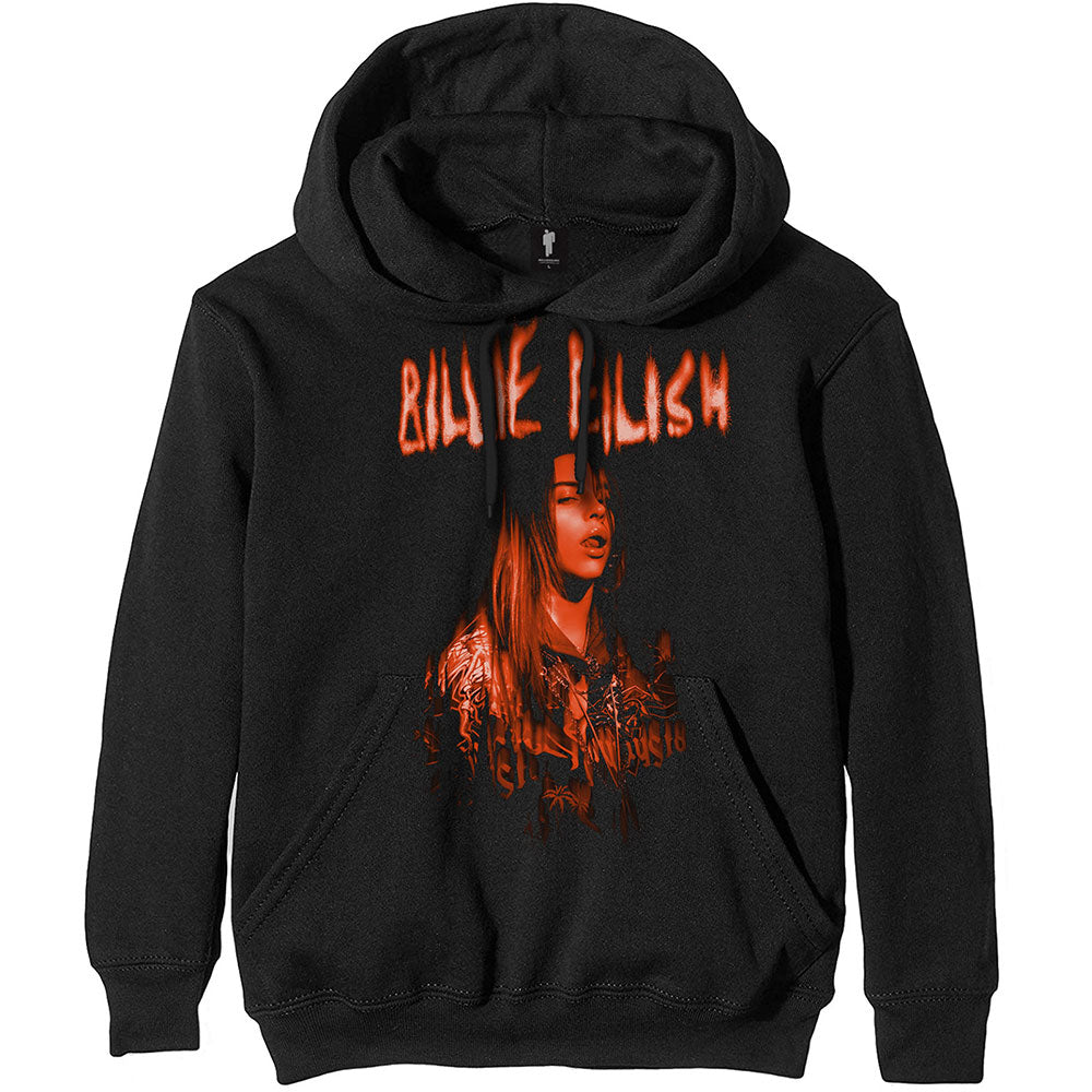 Billie Eilish: Spooky Logo Pullover Hoodie
