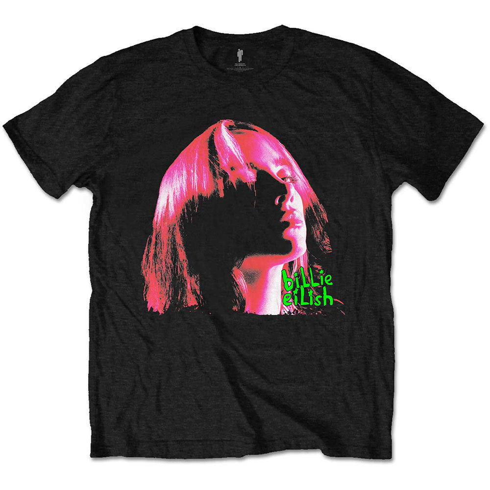 Billie Eilish: Neon Shadow Pink T-Shirt