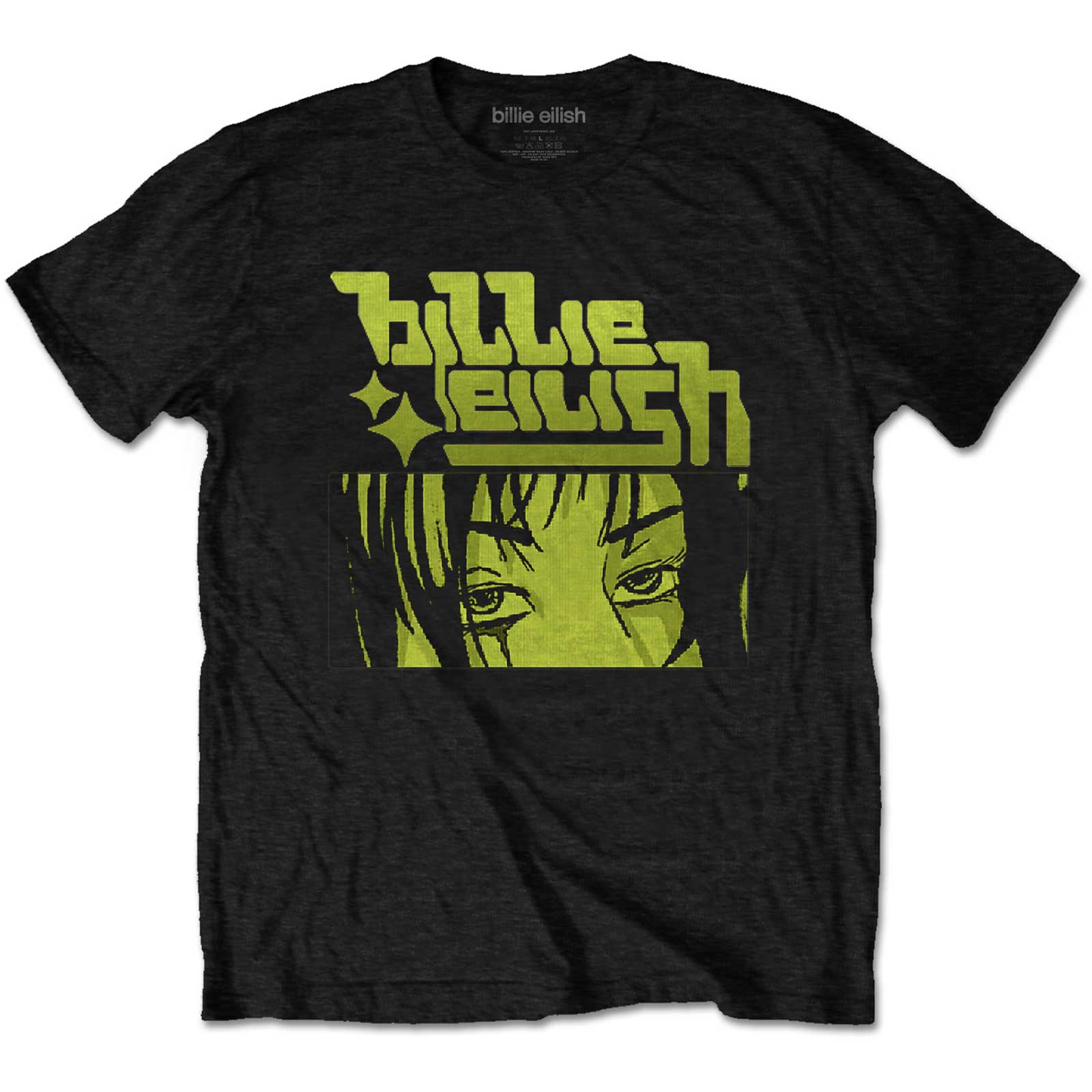 Billie Eilish: Anime Logo T-Shirt