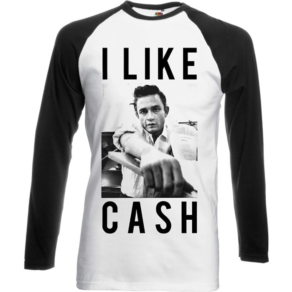 Billede af Johnny Cash I Like Cash T-shirt