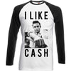 Billede af Johnny Cash I Like Cash T-shirt