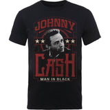 Billede af Johnny Cash Man In Black T-shirt