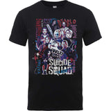 Billede af DC Comics Suicide Squad Harley's Character Collage T-shirt