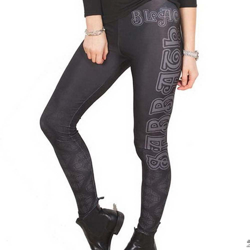 Billede af Black Sabbath Celtic Logo Legging til kvinder closeup