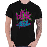 Billede af Blink-182 Neon Logo T-shirt sort