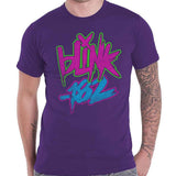 Billede af Blink-182 Neon Logo T-shirt purple