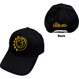 Blink-182: Yellow Six Arrow Smile Baseball Cap (Embroidered)
